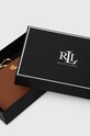 Kožni etui za kartice Lauren Ralph Lauren smeđa 432947628