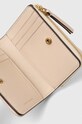 Kožená peňaženka Tory Burch Kira Chevron Bi-Fold béžová 153121.122