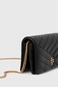 Tory Burch torebka skórzana Kira Chevron 156553.001 czarny