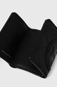 Tory Burch portofel de piele Fleming Soft Small 156558.001 negru AW24