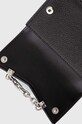 Шкіряний гаманець Karl Lagerfeld чорний 245W3210
