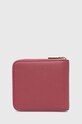 Coccinelle portofel de piele METALLIC SOFT E2.MW5.11.E2.01 roz AW24