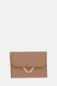 Coccinelle portofel de piele COCCINELLEDEW piele bej E2.QTF.11.F0.01