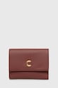 Kožená peněženka Coccinelle KELSEY přírodní kůže hnědá E2.RBP.11.F0.01