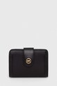 Πορτοφόλι MICHAEL Michael Kors λείο δέρμα μαύρο 32H3G0KD5L