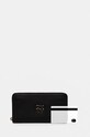 Dkny portfel skórzany czarny R43ZKF82