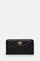 Кошелек Tory Burch Kira Chevron кожа чёрный 90348.001