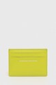 MM6 Maison Margiela carcasa din piele SA5UI0013.P6189 verde AW24