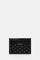 Шкіряний чохол на банківські карти Guess лицьова шкіра чорний RW1692.P4401