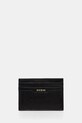 Шкіряний чохол на банківські карти Guess лицьова шкіра чорний RW1693.P4401