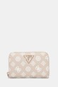 Guess portafoglio LAUREL finta pelle fiore beige SWPG85.00140