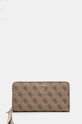 Peňaženka Guess LAUREL jednofarebný béžová SWSG85.00163