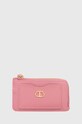 Twinset etui na karty syntetyczny różowy 242TH7030