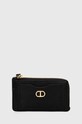 Twinset etui na karty syntetyczny czarny 242TH7030