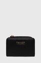 Twinset portfel imitacja skóry licowej czarny 242TB7047