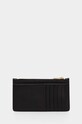 A.P.C. leather wallet porte-cartes willow PXAWV.F63276 black AW24