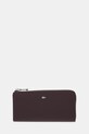 Lacoste portfel imitacja skóry licowej brązowy NF4765DZ