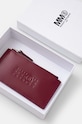 MM6 Maison Margiela portafoglio in pelle granata SA5UI0011.P7183