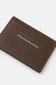 Kožené pouzdro na karty MM6 Maison Margiela SA5UI0013.P7179 hnědá AW24