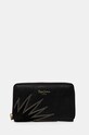 Peněženka Pepe Jeans EDEN WALLET imitace semiše černá PL070259