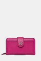 Kožená peněženka MICHAEL Michael Kors přírodní kůže růžová 32S4S0KF6L
