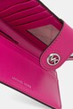 Kožená peněženka MICHAEL Michael Kors růžová 32S4S0KF6L