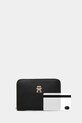 Novčanik Tommy Hilfiger AW0AW17156 crna