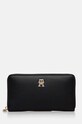 Πορτοφόλι Tommy Hilfiger συνθετικό μαύρο AW0AW16581