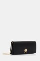 Kožená peněženka Tommy Hilfiger AW0AW16595 černá AW24