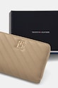 Novčanik Tommy Hilfiger bež AW0AW17017