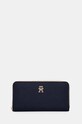Πορτοφόλι Tommy Hilfiger υφασμάτινο σκούρο μπλε AW0AW17089