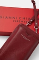 Gianni Chiarini husa din piele pentru telefon PF.W5090.GRN burgundia