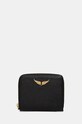 ZADIG&VOLTAIRE portofel de piele piele negru LWSG00004