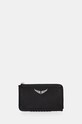 ZADIG&VOLTAIRE portofel de piele piele negru LWSG00011