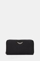 Kožená peněženka ZADIG&VOLTAIRE přírodní kůže černá LWSG00018