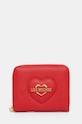 Портмоне Love Moschino изкуствена кожа червен JC5733PP0L