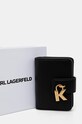 Karl Lagerfeld portofel de piele negru 246W3215