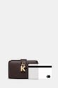 Karl Lagerfeld portfel skórzany 246W3216 brązowy