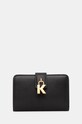 Karl Lagerfeld bőr pénztárca nappa bőr fekete 246W3216