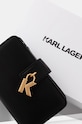 Karl Lagerfeld bőr pénztárca fekete 246W3216
