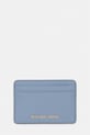 MICHAEL Michael Kors etui na karty skórzane etui na karty niebieski 32F7GF6D0L