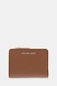 MICHAEL Michael Kors portafoglio in pelle pelle fiore marrone 32S4G8ED7L