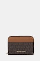 MICHAEL Michael Kors portfel imitacja skóry licowej brązowy 32T4GJ6Z5B
