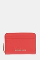 Kožená peněženka MICHAEL Michael Kors přírodní kůže červená 32T4GJ6Z5L