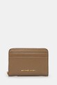 Kožená peněženka MICHAEL Michael Kors přírodní kůže hnědá 32T4GJ6Z5L