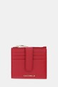Coccinelle portfel skórzany czerwony E2.MW5.11.F7.01