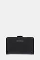 Шкіряний гаманець Coccinelle лицьова шкіра чорний E2.MW5.11.E7.01