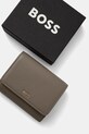 BOSS portofel de piele gri 50523685