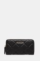 Гаманець Valentino Bags імітація лицьової шкіри чорний VPS3KK155R