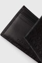 Akcesoria Calvin Klein portfel skórzany K50K511937 czarny